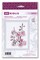 Riolis Cross Stitch Kit Branch of Sakura, 5" x 6 1/4" (13 x 16 cm), stranded cotton, cross-stitch, half cross-stitch, back stitch and combined colors, included all supplies